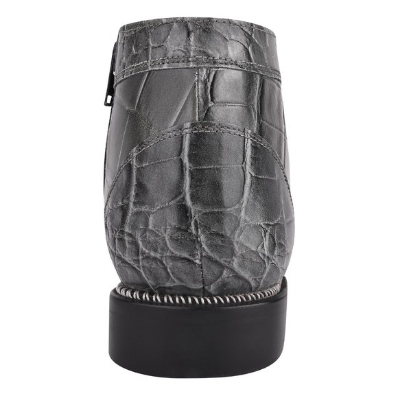 LIBERTYZENO Grey Man Made Lace-Up Boots main image 5